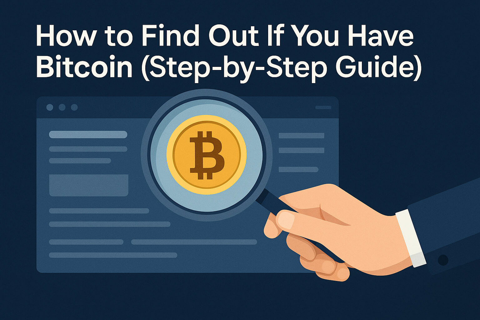 How to Find Out If You Have Bitcoin (Step-by-Step Guide)